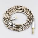 Type6 756 core 7n Litz OCC Silver Plated Earphone Cable For Audio Technica ath-ls400 ls300 ls200 ls70 ls50 e40 e50 e70 3