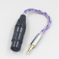 Type2 1.8mm 140 cores litz 7N OCC Headphone Cable For 3.5m 2.5mm 4.4mm 6.5mm Male To XLR 4 pole Female