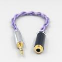 Type2 1.8mm 140 cores litz 7N OCC Headphone Cable For 3.5mm xlr 6.5 2.5mm male 4.4mm Male to 4.4mm female Ifi Zen DAC