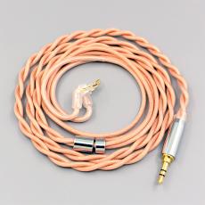 Type6 756 core Shielding 7n Litz OCC Earphone Cable For Sony MDR-EX1000 MDR-EX600 MDR-EX800 MDR-7550 2 core 2.8mm