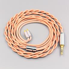 Type6 756 core Shielding 7n Litz OCC Earphone Cable For Sennheiser IE100 IE400 IE500 Pro Headset 2 core 2.8mm