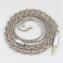 99% Pure Silver + Graphene Silver Plated Shield Earphone Cable For Sennheiser IE100 IE400 IE500 Pro 4 core 1.8mm