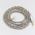 99% Pure Silver + Graphene Silver Plated Shield Earphone Cable For HiFiMan RE2000 Topology Diaphragm Dynamic Driver 4 co