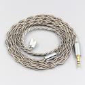 99% Pure Silver + Graphene Silver Plated Shield Earphone Cable For Dunu T5 Titan 3 T3 (Increase Length MMCX) 4 cores 1.8