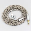 99% Pure Silver + Graphene Silver Plated Shield Earphone Cable For Sennheiser IE8 IE8i IE80 IE80s Metal Pin
