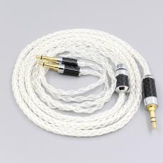 99% Pure Silver 8 Core Headphone Cable For Hifiman Sundara Ananda HE1000se HE6se v2 v3 he400se Arya He-35x Edition XS