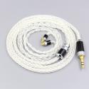 3.5mm 4.4mm 99% Pure Silver 8 Core Headphone Earphone Cable For Acoustune HS 1695Ti 1655CU 1695Ti 1670SS