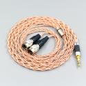 4 Core 1.7mm Litz HiFi-OFC Earphone Braided Cable For Mr Speakers Alpha Dog Ether C Flow Mad Dog AEON Headphone