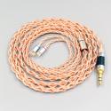 4 Core 1.7mm Litz HiFi-OFC Earphone Braided Cable For UE11 UE18 pro QDC Gemini Gemini-S Anole V3-C V3-S V6-C