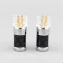 Superbright Surface + Carbon Fibre DIY Earphone Pins For UE11 UE18 pro QDC Gemini Gemini-S Anole V3-C V3-S V6-C