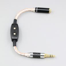 0ohm-100ohm Silver OCC 3.5mm Adjustable Resistor Cable 8*100*0.05 For Etymotic ER4 JH24 Roxanne etc. 