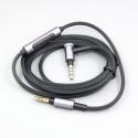 100pcs With Mic Remote Volume Control Audio Earphone Cable for SONY wh-1000XM2 H800 950 mdr-10r 10a 10RBT H900