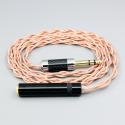 Graphene 7N OCC Shielding Coaxial Mixed Earphone Cable For 3.5mm xlr 6.5 2.5mm male 4.4mm Male to 6.5mm female