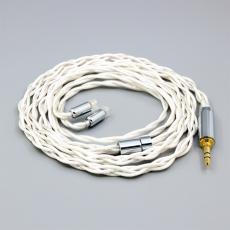 Graphene 7N OCC Silver Plated Type2 Earphone Cable For Sennheiser IE8 IE8i IE80 IE80s Metal Pin