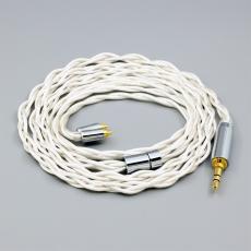 Graphene 7N OCC Silver Plated Type2  Earphone Cable For AKG N5005 N30 N40 MMCX Sennheiser ie200 IE300 IE900 IE600