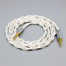 Graphene 7N OCC Silver Plated Type2 Earphone Cable For Denon AH-mm400 AH-mm300 mm200 Beats solo2 solo3