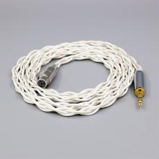 Graphene 7N OCC Silver Plated Type2 Earphone Cable For AKG K371BT Beyerdynamic DT177x GO Pioneer HDJ-X10 HD490 Pro Headp