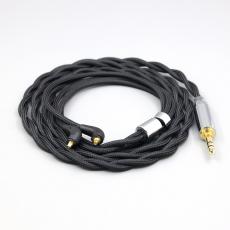 Nylon Black 99% Pure Silver Palladium Graphene Gold Shield Cable For Etymotic ER4SR ER4XR ER3XR ER3SE ER2XR ER2SE 