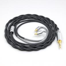 Nylon 99% Pure Silver Palladium Graphene Gold Shield Cable For Sennheiser IE100 IE400 IE500 Pro