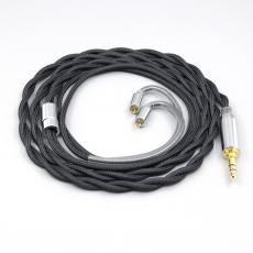 Nylon 99% Pure Silver Palladium Graphene Gold Shield Cable For 0.78mm Flat Step JH Audio JH16 Pro JH11 Pro 5 6 7 2pin