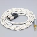 Graphene 7N OCC Silver Plated Type2 Earphone Cable For Mr Speakers Alpha Dog Ether C Flow Mad Dog AEON 4 core