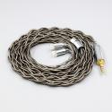 99% Pure Silver Palladium + Graphene Gold Earphone Shielding Cable For Sennheiser IE8 IE8i IE80 IE80s Metal Pin 