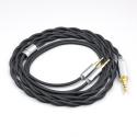 Nylon Black 99% Pure Silver Palladium Graphene Gold Shield Cable For Sennheiser HD477 HD497 HD212 PRO EH250 EH350