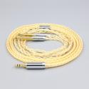 8 Core 99% 7n Pure Silver 24k Gold Plated Earphone Cable For Meze 99 Classics NEO NOIR Headset Headphone