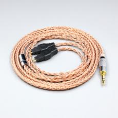 2.5mm 3.5mm XLR Balanced 16 Core 99% 7N  OCC Earphone Cable For Sennheiser HD580 HD600 HD650 HDxxx HD660S
