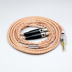 2.5mm 3.5mm XLR Balanced 16 Core 99% 7N  OCC Earphone Cable For Audeze LCD-3 LCD-2 LCD-X LCD-XC LCD-4z LCD-MX4 LCD-GX