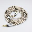 Type6 756 core 7n Litz OCC Silver Plated Earphone Cable For Dunu dn-2002 2 core 2.8mm