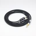 Super Soft Headphone Nylon OFC Cable For Focal Clear Elear Elex Elegia Stellia Celestee radiance Earphone Ali7