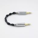 3.5mm Male To 3.5mm Male 99% Pure Silver Palladium Graphene Floating Gold Cable