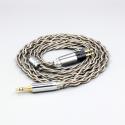 99% Pure Silver + Graphene Silver Plated Shield Earphone Cable For Abyss Diana v2 phi TC X1226lite 1:1 headphone pin