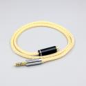 8 Core 99% 7n Pure Silver 24k Gold Plated Earphone Cable For 4.4mm Male To 4.4mm Female