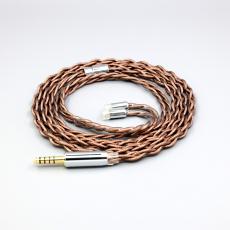 99% 24k Gold 7n Pure Silver Graphene Shield Earphone Cable For Sennheiser IE8 IE8i IE80 IE80s Metal Pin