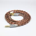 99% 24k Gold 7n Pure Silver Shield Earphone Cable For Final Audio D8000 AFDS pro Design Pandora Hope vi Yamaha YH-5000SE