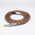 99% 24k Gold 7n Pure Silver Graphene Shield Earphone Cable For Audio Technica ATH-M50x ATH-M40x ATH-M70x ATH-M60x