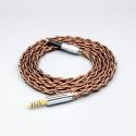 99% 24k Gold 7n Pure Silver Graphene Shield Earphone Cable For Sennheiser HD6 HD7 HD8 MIX DJ HD595 4 core