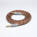 0.15m 99% 24k Gold 7n Pure Silver Graphene Shield Earphone Cable For 0.15m 4.4mm Male to Male GND Connected Version