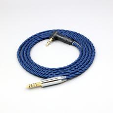 99% Pure Silver OCC Graphene Alloy Full Sleeved Earphone Cable For Fostex T50RP Mk3 T40RP Mk2 T20RP Mk2 Dekoni