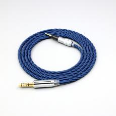 99% Pure Silver OCC Graphene Alloy Full Sleeved Earphone Cable For Sennheiser Momentum 1.0 2.0 Headphone 