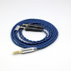 99% Pure Silver OCC Graphene Alloy Full Sleeved Earphone Cable For Sony MDR-Z1R MDR-Z7 MDR-Z7M2 With Screw To Fix