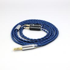 99% Pure Silver OCC Graphene Alloy Full Sleeved Earphone Cable For Focal Clear Elear Elex Elegia Stellia Celestee Radian