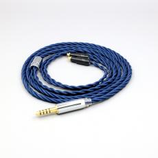 99% Pure Silver OCC Graphene Alloy Full Sleeved Earphone Cable For Shure SRH1540 SRH1840 SRH1440 Headphone