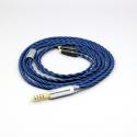 99% Pure Silver OCC Graphene Alloy Full Sleeved Earphone Cable For Shure SRH1540 SRH1840 SRH1440 Headphone
