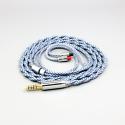 99% Pure Silver Mix Graphene OCC Shielding Earphone Cable for Audio-Technica ATH-IM50 IM70 IM01 IM02 IM03 IM04