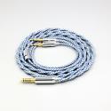 99% Pure Silver Mix Graphene OCC Shielding Earphone Cable For Sennheiser HD477 HD497 HD212 PRO EH250 EH350 Dual 2.5mm