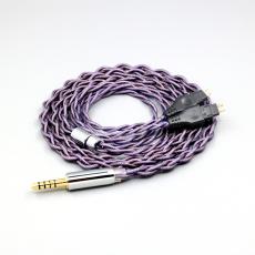 Type2 1.8mm 140 cores litz 7N OCC Headphone Earphone Cable For Sennheiser HD580 HD600 HD650 HDxxx HD660S HD58x HD6xx