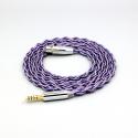 Type2 1.8mm 140 cores litz 7N OCC Headphone Cable For AKG K371BT Beyerdynamic DT177x GO Pioneer HDJ-X10 HD490 Pro